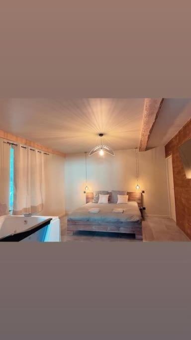 Superbe Appartement Avec Jacuzzi Et Jardin Prive Marlhes Luaran gambar