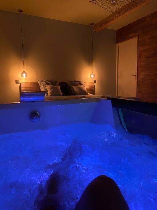 Superbe Appartement Avec Jacuzzi Et Jardin Prive Marlhes Luaran gambar